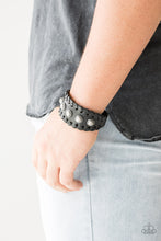 Load image into Gallery viewer, Men black bracelet-paparazzi
